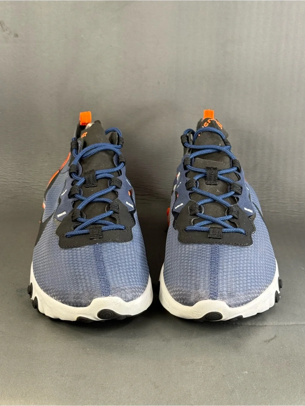 Nike React Element 55 'Midnight Navy' athletic sneaker shoes mens size 11